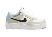 chaussures casual femme air force 1 pixel nike desert sand dh3861-001